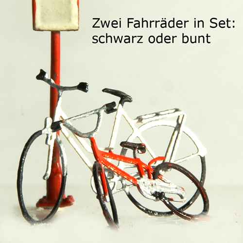 Ferro Train M-309-FM - Two bicycle, ready made and painted